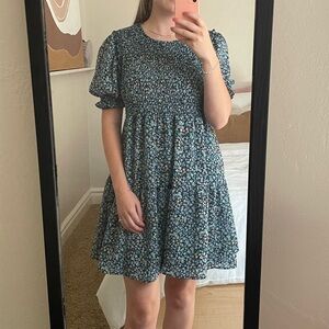 Wild fable floral mini dress